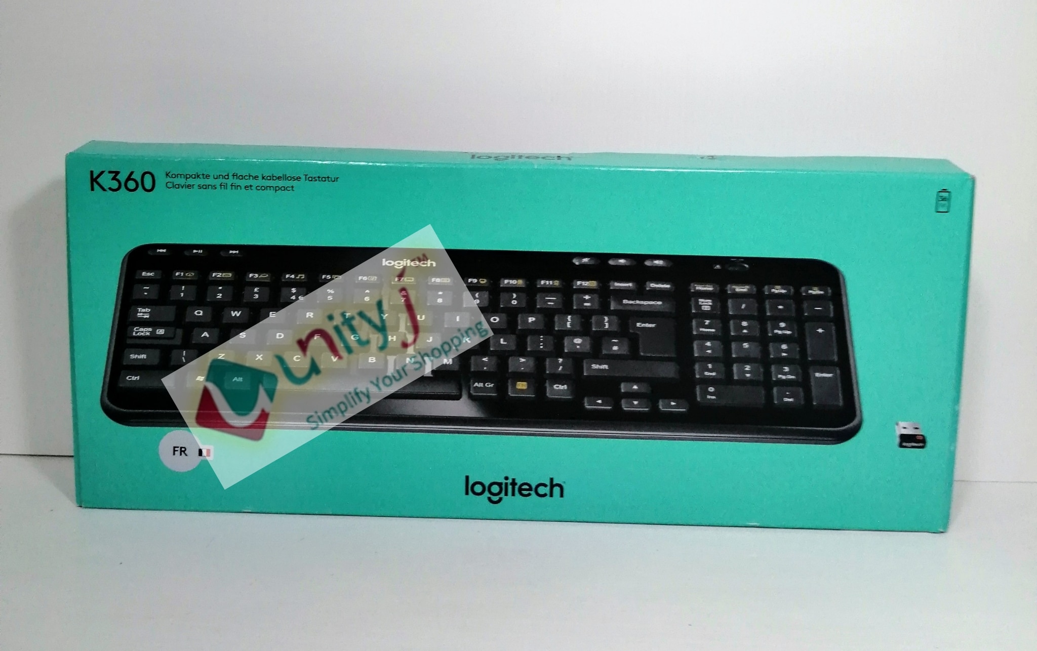 Logitech AZERTY Layout Compact Keyboard For Windows - Black — UnityJ-UK